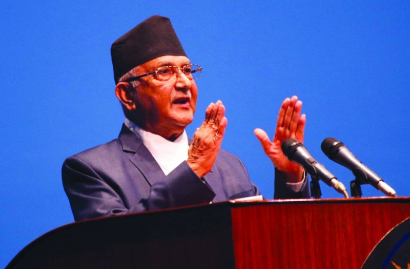 Oli Slams Coalition Government S CMP The Himalayan Times Nepal S No