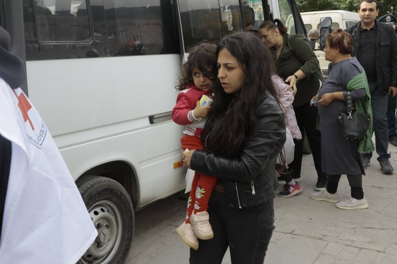 Thousands Of Armenians Flee Nagorno Karabakh As The Turkish President