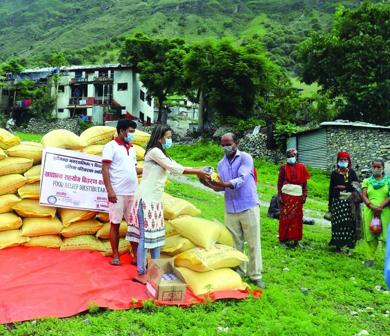 Food Items Given To Freed Haliyas In Bajura The Himalayan Times