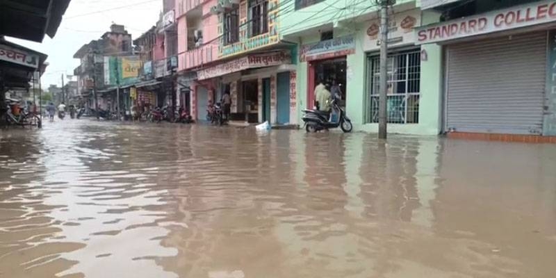 Mahendranagar bazaar inundated with heavy downpour - The Himalayan ...