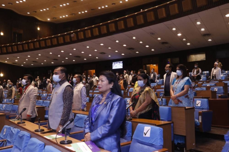 A meeting of the National Assembly (NA) has approved the Food Hygiene and Quality Bill-2077 BS and Standard Weights and Measures (Fifth Amendment) Bill-2078 BS, today. Photo: RSS