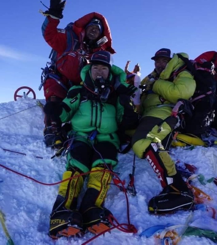 Sherpa family sets world record for notable Everest summit - The ...