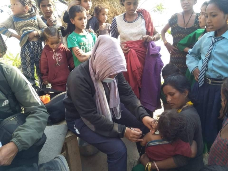 Health workers reach villages in Bajura to treat malnourished children ...