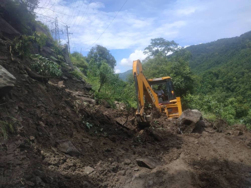 Rain damages roads in Melamchi, Helambu areas - The Himalayan Times ...