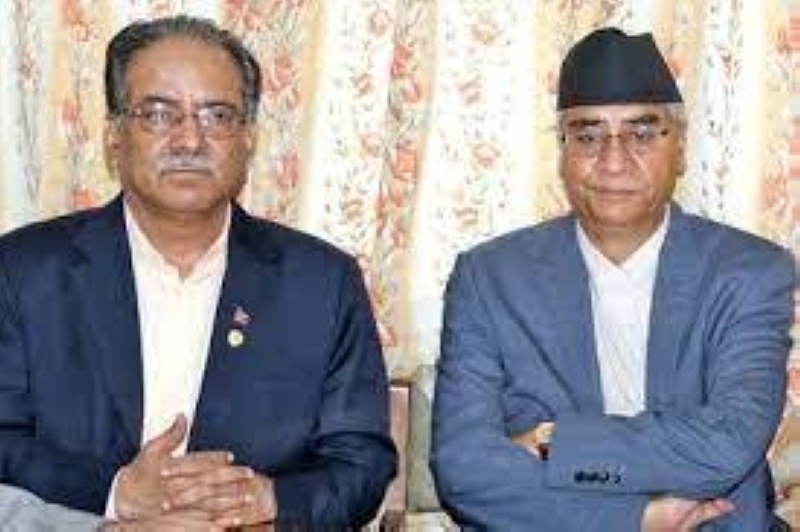 Dahal seeks Deuba's support to become PM - The Himalayan Times - Nepal ...