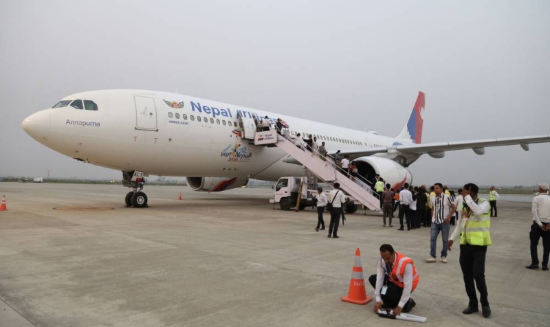 Nepal Airlines Bangalore flight returns to KTM after suspected bird strike  - The Himalayan Times - Nepal's No.1 English Daily Newspaper