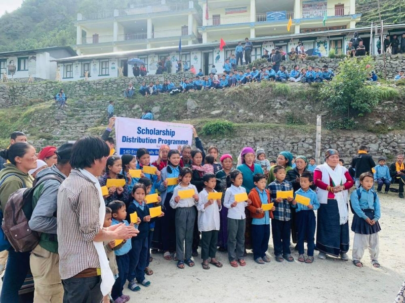 Sherpa Foundation offers scholarship to 140 students in Solukhumbu - The Himalayan Times - Nepal's No.1 English Daily Newspaper