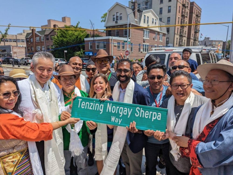 New York street co-named Tenzing Norgay Sherpa Way on Everest Day - The Himalayan Times - Nepal's No.1 English Daily Newspaper