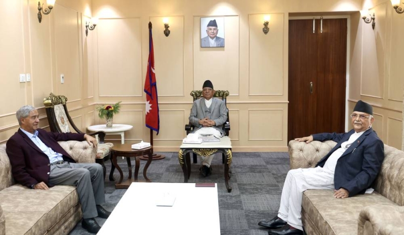 PM Dahal, Deuba, Oli discuss House obstruction - The Himalayan Times ...