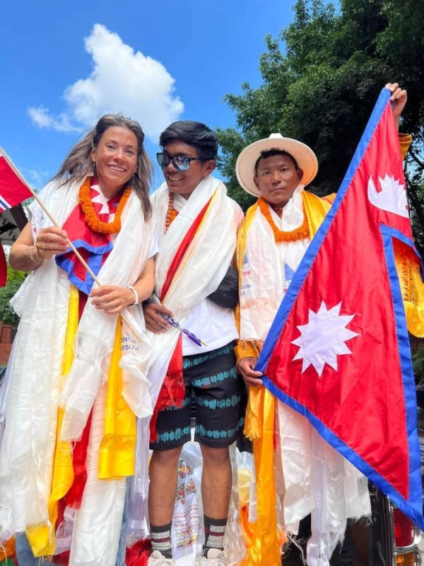 Tenjin, Kristin, Nima Rinji receive hero's welcome at TIA - Vimarsana News