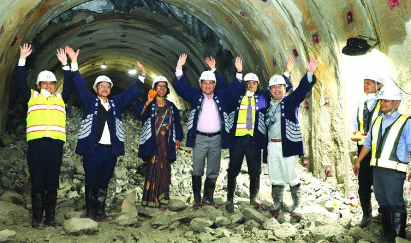 Breakthrough in Nagdhunga tunnel - Vimarsana News