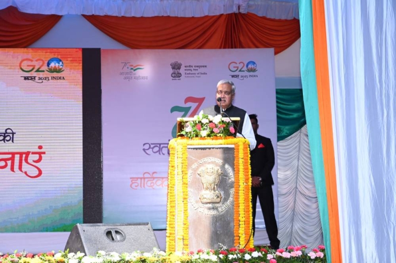 Embassy of India observes India's 77th Independence Day - Vimarsana News