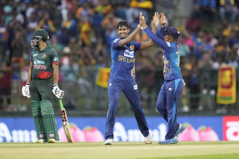 Fast Bowler Pathirana Leads Sri Lanka To Five-wicket Win Over 