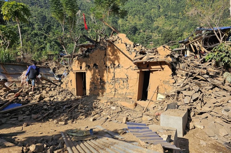 16,570 houses completely damaged in Rukum West earthquake - The ...