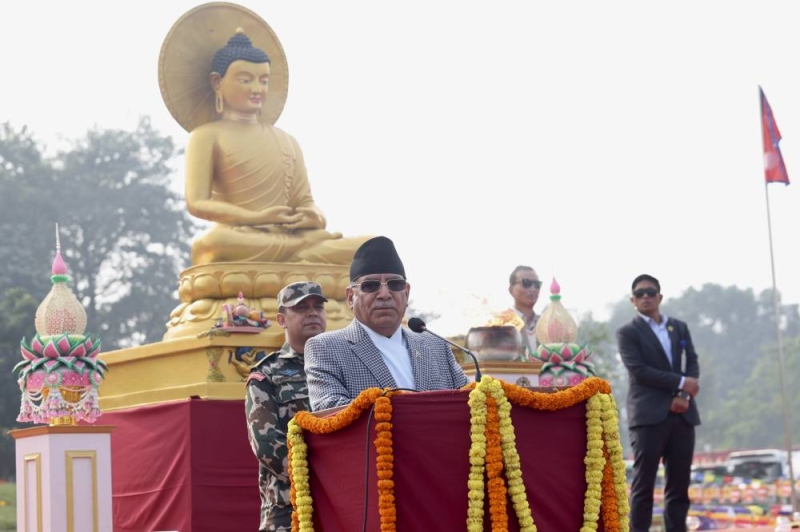 PM Dahal pledges to implement master plan for Ramagrama Stupa Area Development - Vimarsana News