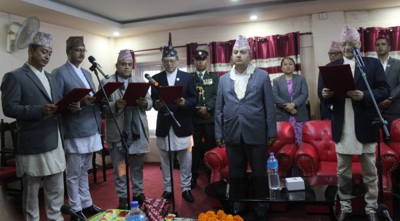 Newly-appointed Bagmati Province Ministers Sworn-in - The Himalayan ...