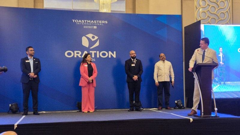 Moon Pradhan from Nepal elected president of Toastmaster International's Nepal, North India district