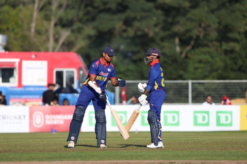 Nepal loses to Canada by five wickets, suffers third consecutive defeat in ICC World Cup Cricket League-2