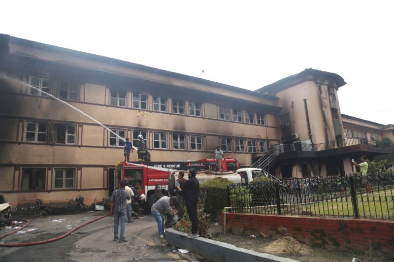 Police arrest five over Supreme Court arson during Gen-Z Movement - The ...