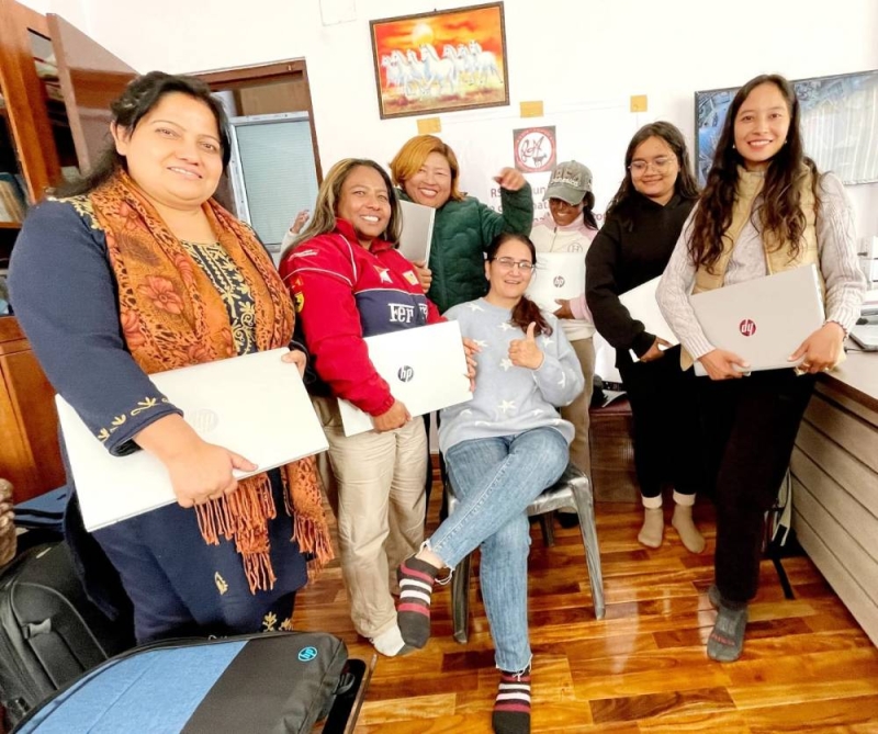 Laptops distributed to support educational and professional growth of ...