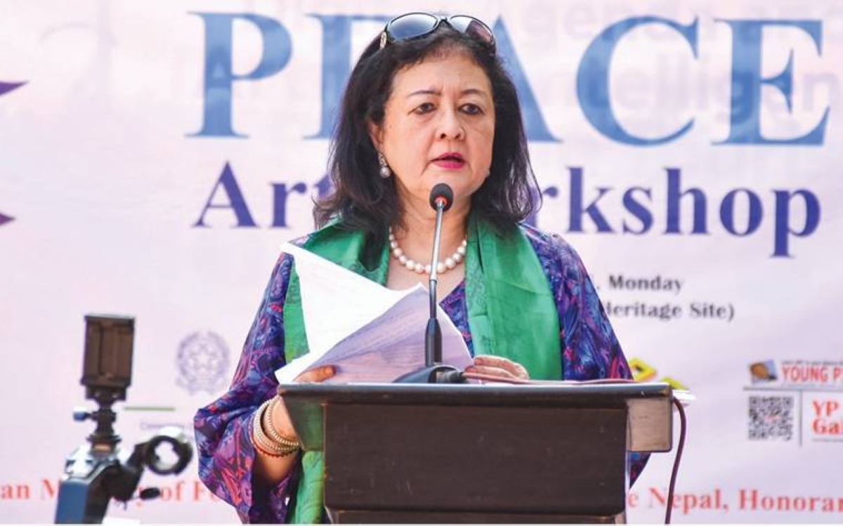 Art workshop and peace ambassador recognition ceremony held in Patan
