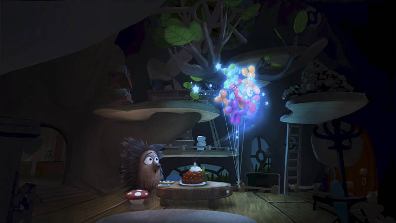 The animated character Henry is shown in a scene from the 3D virtual reality film of the same name, in this undated publicity photo released to Reuters on July 28, 2015. Photo: Reuters