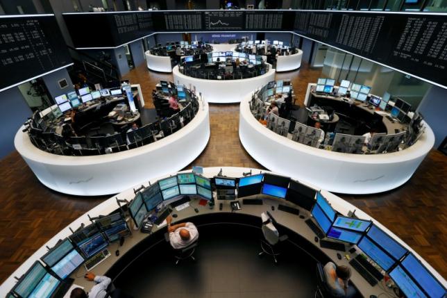 A general view of the trading floor of Frankfurt stock exchange in Frankfurt, July 6, 2015. REUTERS/Ralph Orlowski