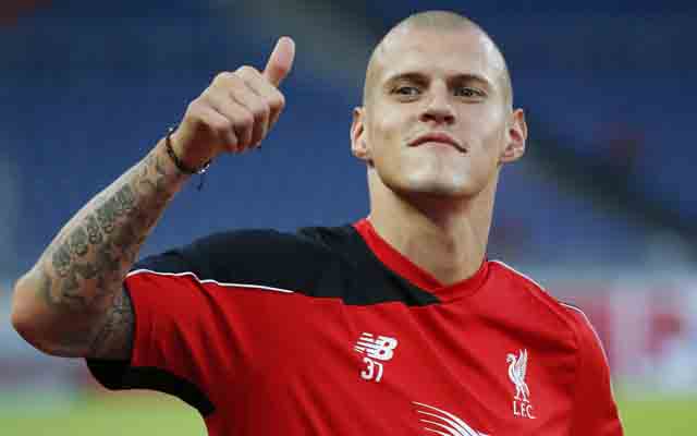 Liverpool's Martin Skrtel gestures to fans during a training session in Kuala Lumpur on Thursday. nLiverpool will play a friendly match against Malaysia XI on July 24. Photo: AP