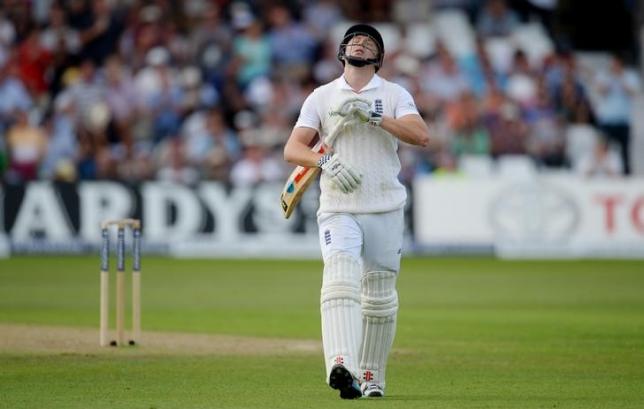 Cricket - England v Australia - Investec Ashes Test Series Fourth Test - Trent Bridge - 6/8/15nEngland's Jonny Bairstow leaves the fieldnReuters / Philip BrownnLivepic