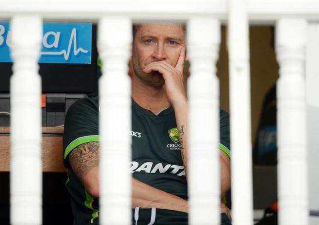 Cricket - England v Australia - Investec Ashes Test Series Fourth Test - Trent Bridge - 7/8/15. Australia's Michael Clarke looks dejected. REUTERS/Philip Brown/Livepic