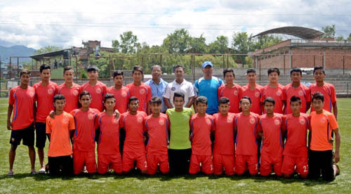 Nepal U-16 football team. Photo: ANFA 