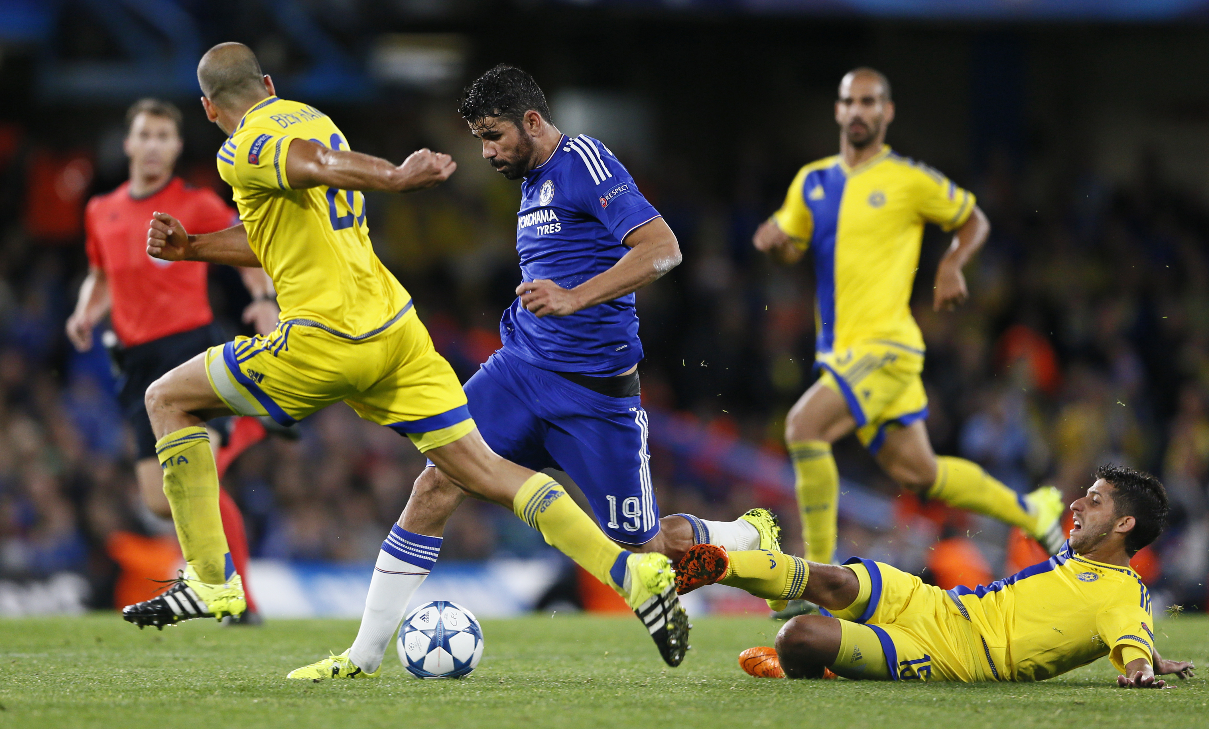 Football - Chelsea v Maccabi Tel-Aviv - UEFA Champions League Group Stage - Group G - Stamford Bridge, London, England - 16/9/15nChelsea's Diego Costa in actionnReuters / Stefan WermuthnLivepicnEDITORIAL USE ONLY.