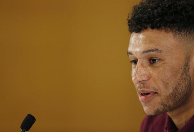 Football - England Press Conference - St. George's Park - 2/9/15nEngland's Alex Oxlade Chamberlain during the press conferencenAction Images via Reuters / Carl RecinenLivepic