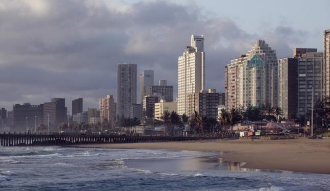 Durban's skyline on the beach front, October 31, 2009. REUTERS/Rogan Ward/Files