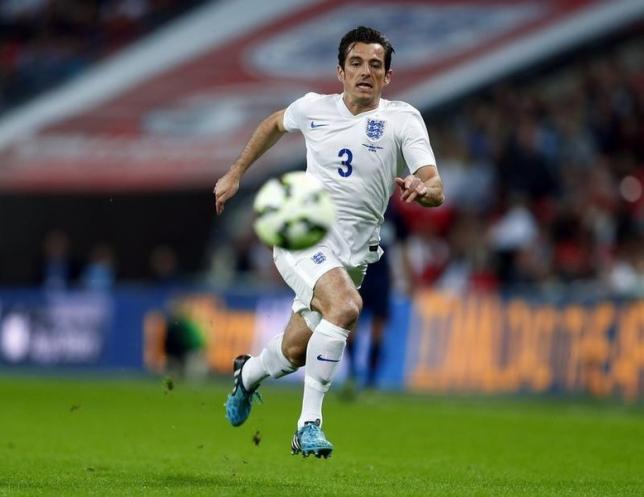 England's Leighton Baines runs for the ball during their international friendly soccer match against Norway at Wembley Stadium in London September 3, 2014. REUTERS/Eddie Keogh