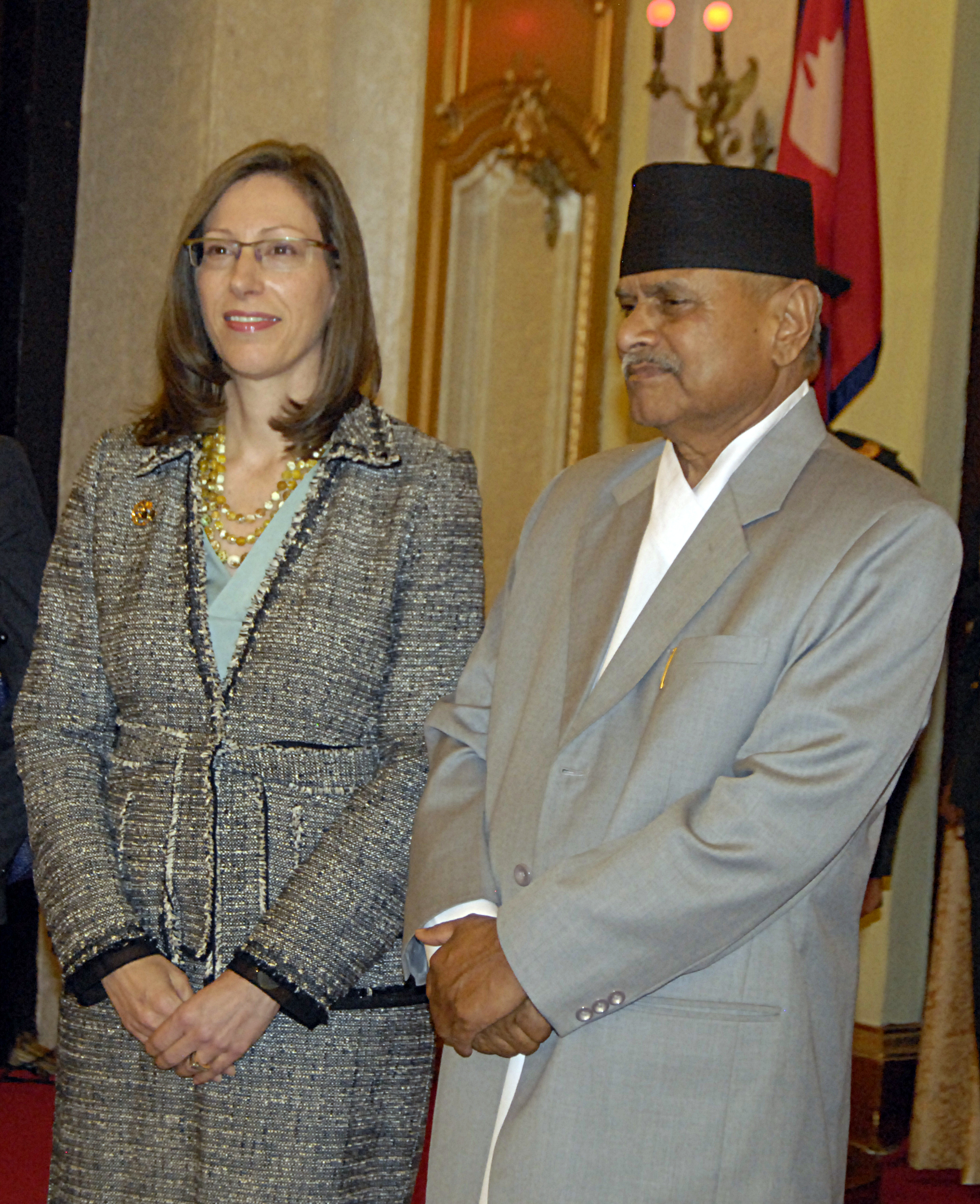 File - President Ram Baran Yadav at Shital Niwas, Kathmandu, on Wednesday. Photo: THT