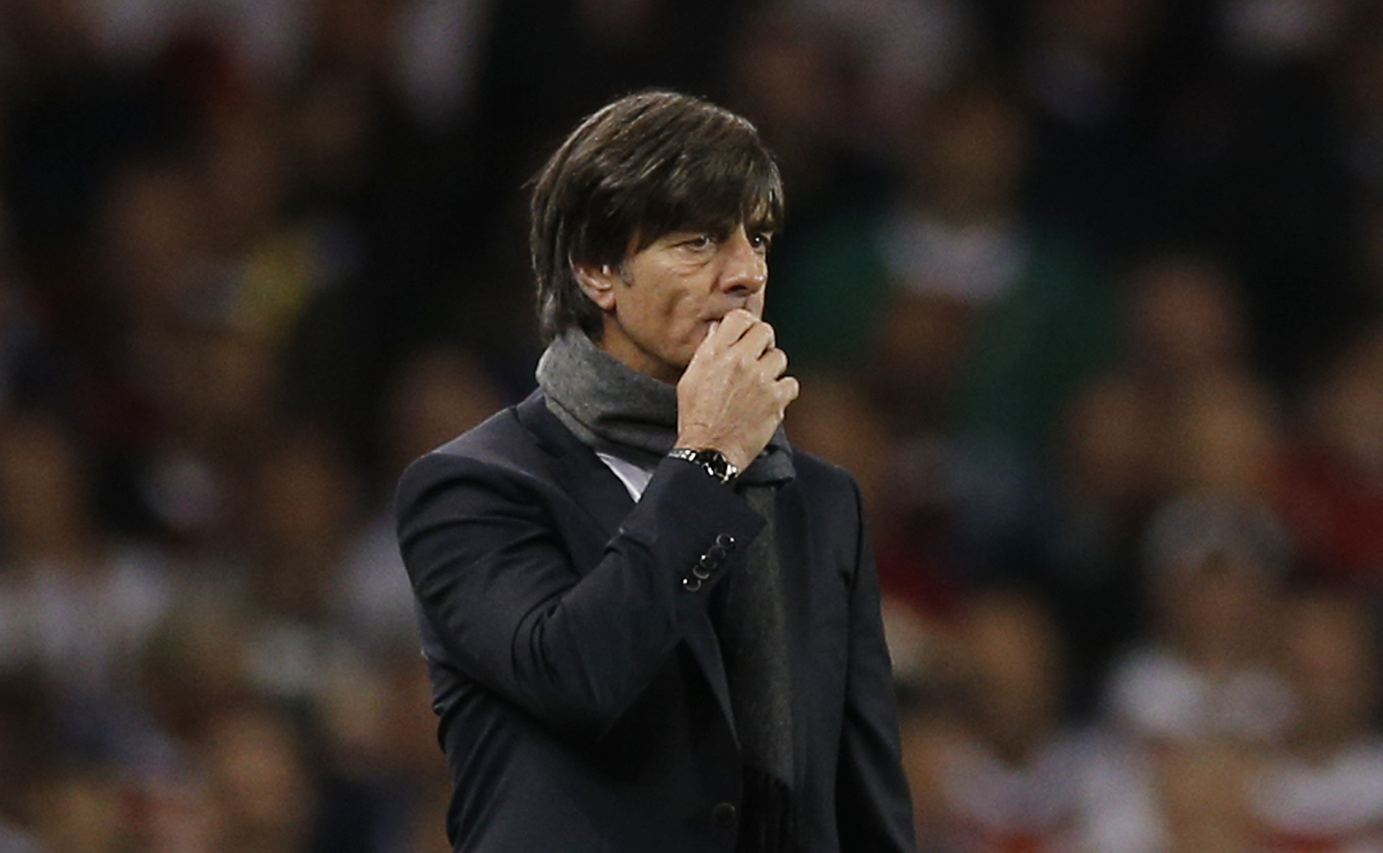 Football - Republic of Ireland v Germany - UEFA Euro 2016 Qualifying Group D - Aviva Stadium, Dublin, Republic of Ireland - 8/10/15nGermany coach Joachim Low nAction Images via Reuters / Andrew CouldridgenLivepicnEDITORIAL USE ONLY.