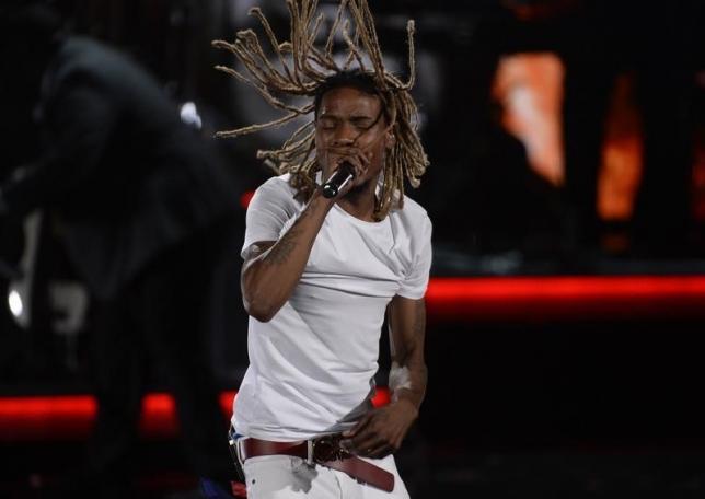 Rapper Fetty Wap performs a medley on stage during the 2015 BET Awards in Los Angeles, California, June 28, 2015.  REUTERS/Kevork Djansezian