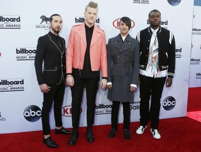 The Pentatonix arrive at the 2015 Billboard Music Awards in Las Vegas, Nevada May 17, 2015. REUTERS/L.E. Baskow/Files