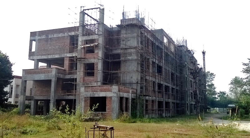 BP Koirala Memorial Cancer Hospital in Bharatpur undergoing expansion project.