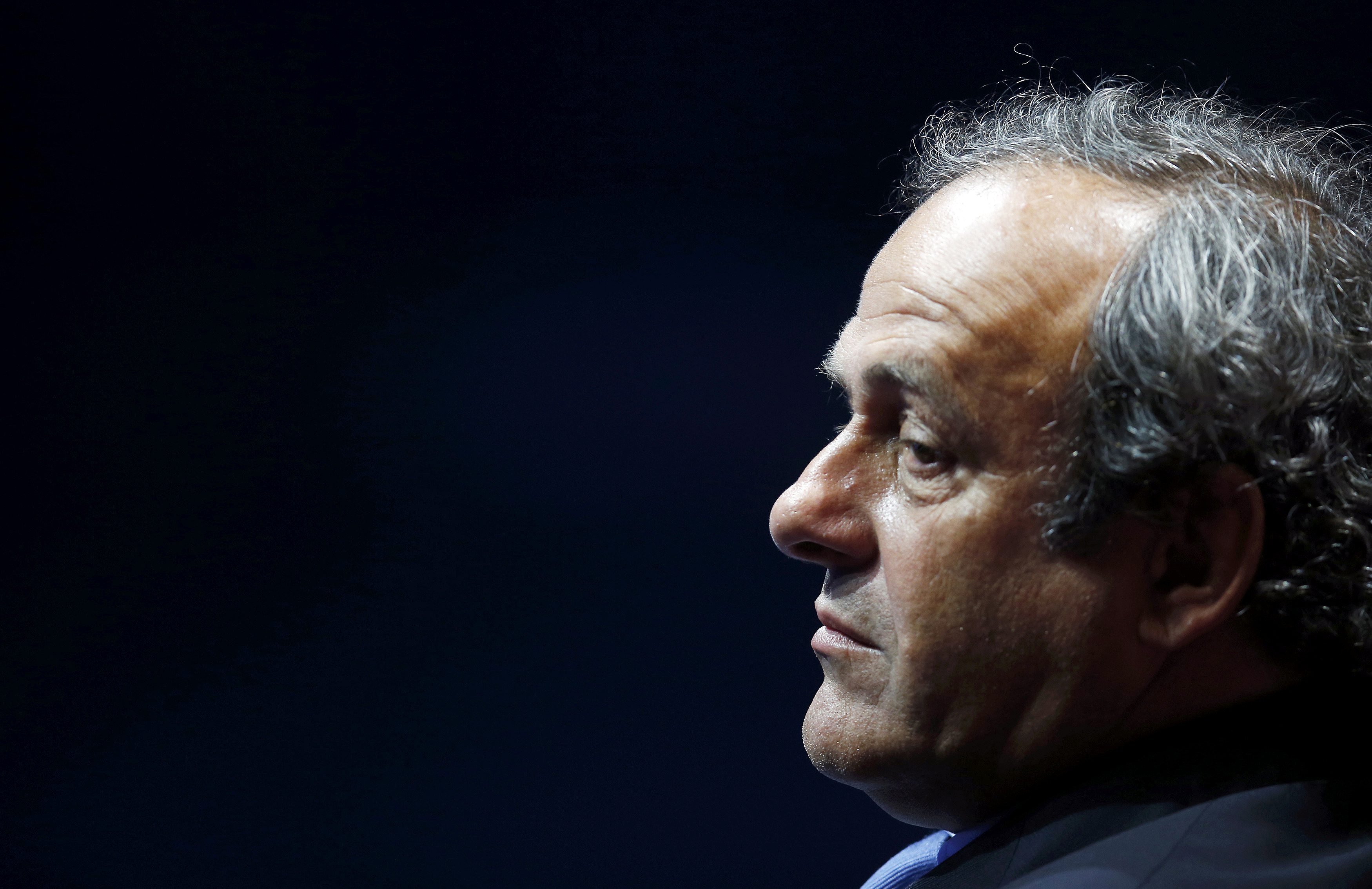 UEFA President Michel Platini is seen during the draw ceremony for the 2014/2015 Champions League soccer competition in this picture taken August 28, 2014 at Monaco's Grimaldi Forum in Monte Carlo. Photo: Reuters