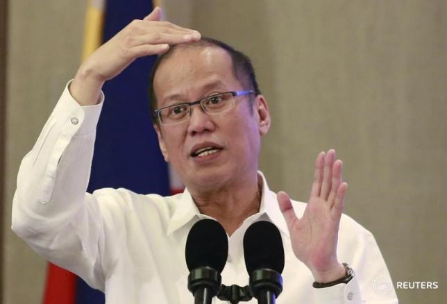 President Benigno Aquino   in Manila October 27, 2015.  REUTERS/Romeo Ranoco   -