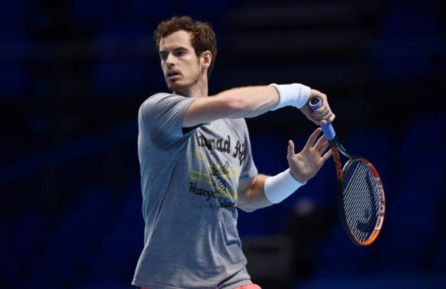 Tennis - Barclays ATP World Tour Finals Media Day - O2 Arena, London - 13/11/15nGreat Britain's Andy Murray during a practice sessionnAction Images via Reuters / Tony O'BriennLivepic