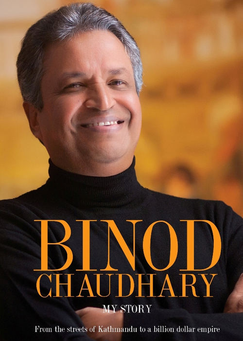 Binod Chaudhary's autobiography English version. Photo: nepa~laya