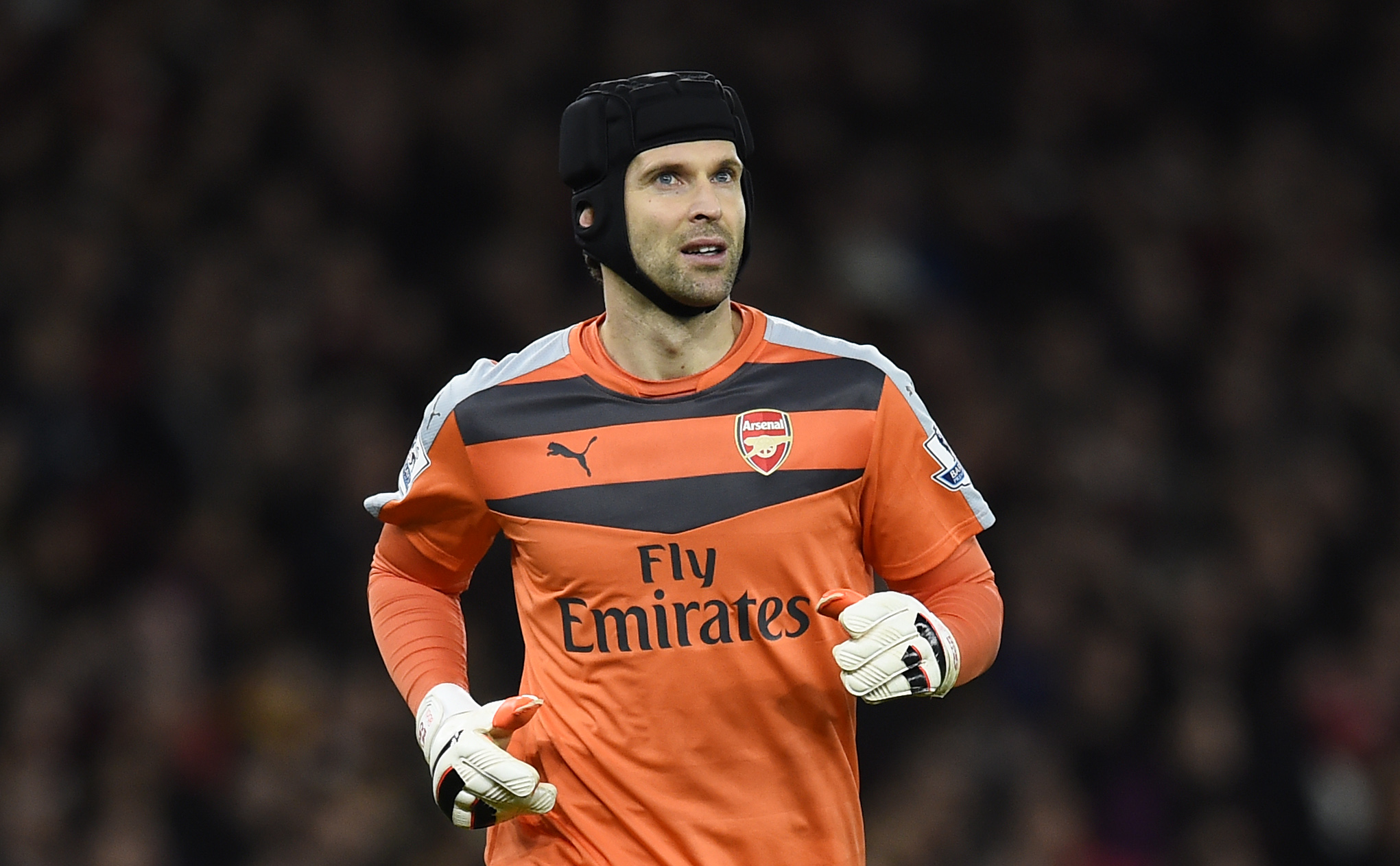 Arsenal's Petr Cech during Barclays Premier League game against Manchester City at Emirates Stadium in December 21, 2015. Photo: Reuters
