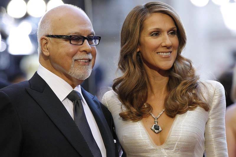 Singer Celine Dion and her husband Rene Angelil arrive at the 83rd Academy Awards at the 83rd Academy Awards in Hollywood, California, on this February 27, 2011. Photo: Reuters/ File