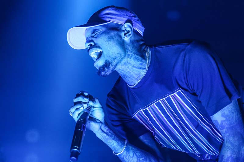 Chris Brown performs at the Hollywood Palladium in Los Angeles on Friday, December 18, 2015. Photo: AP/ File