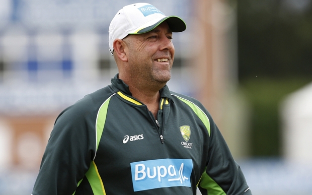 Australia coach Darren Lehmann during net training in July 22, 2015. Photo: Reuters