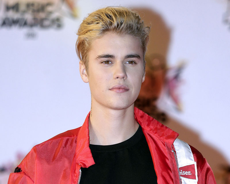 FILE - Justin Bieber arrives at the Cannes festival palace in Cannes, southeastern France on November 7, 2015. Photo: AP