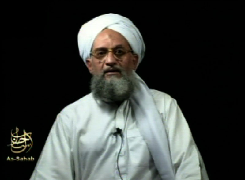 FILE - This frame grab from video shows al-Qaida's leader Ayman al-Zawahri in a videotape issued Saturday, September 2, 2006. Image: via AP